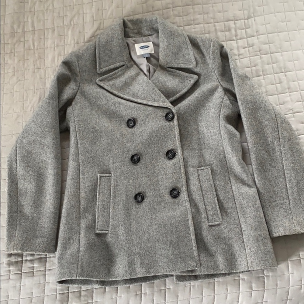 Grey Double Breasted Jacket